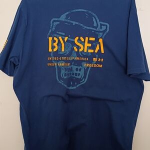 Under Armour Men's Blue Graphic T-Shirt